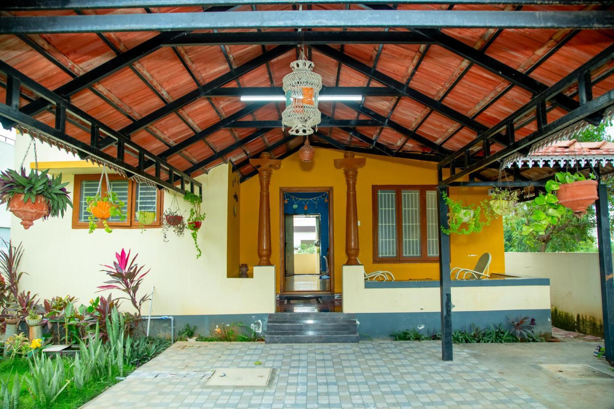 A Chettinad Villa In Coimbatore On The Way To Adiyogi And Nearer To Maruthamalai Exterior foto